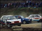 Fotografie z Rallyecrossu v Sedlanech 1989